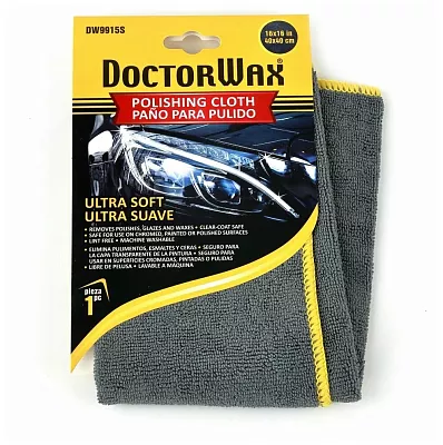 Микрофибра для очистки и полировки 40x40 см. DoctorWax DoctorWax Doctor Wax DW9915S