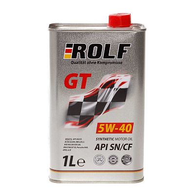 7  / А/масло Rolf GT 5W40 1л МЕТАЛЛ