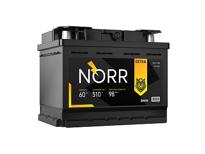 Автомобильный аккумулятор NORR 6СТ-60 (0) VLR (арт. 560108090)